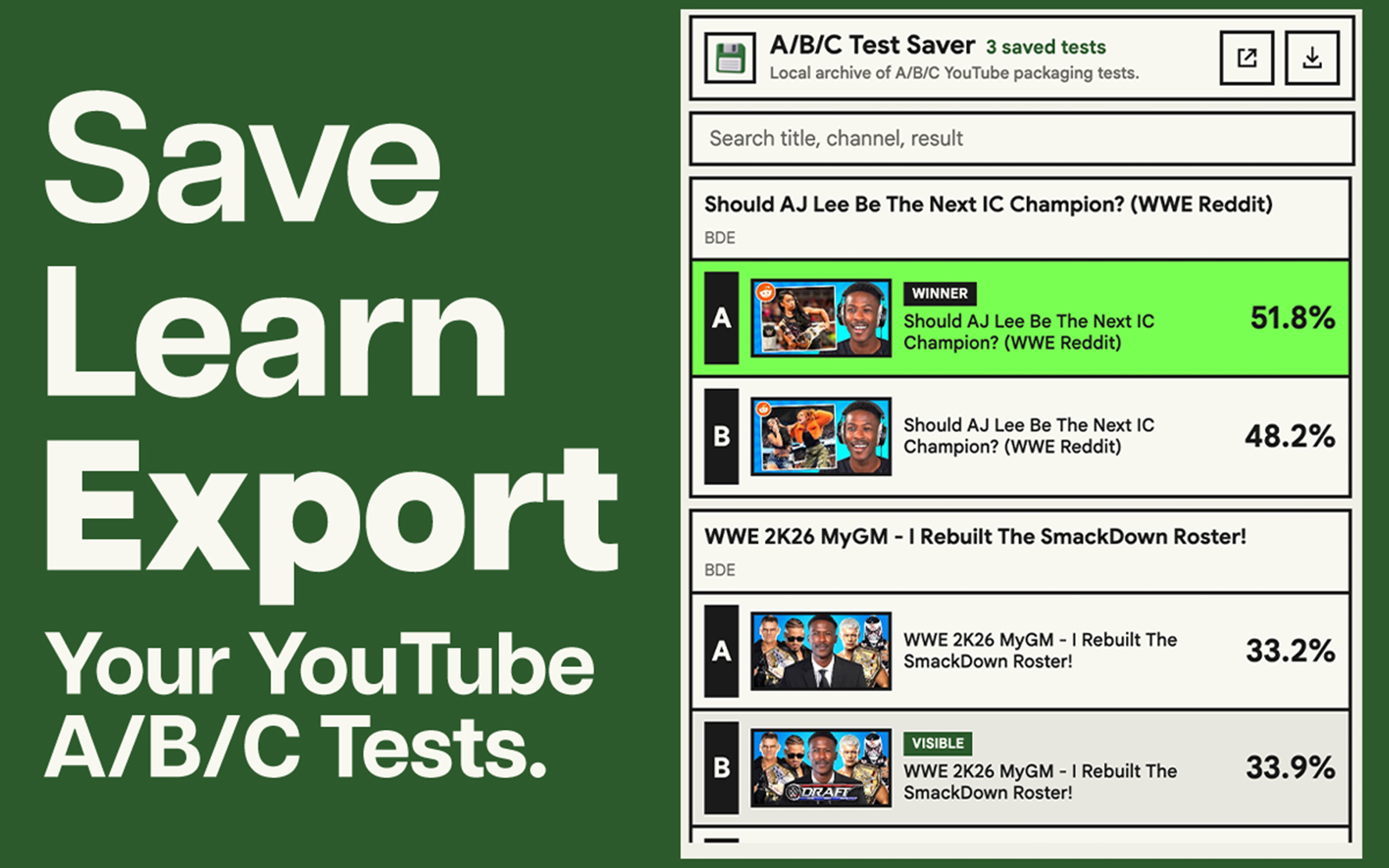 ABC Test Saver screenshot