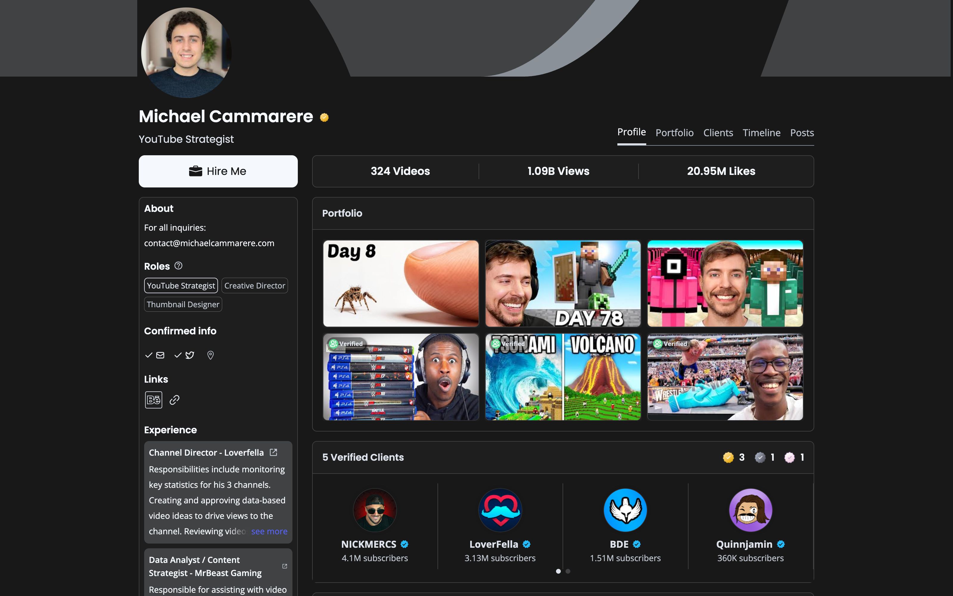 Portfolio screenshot